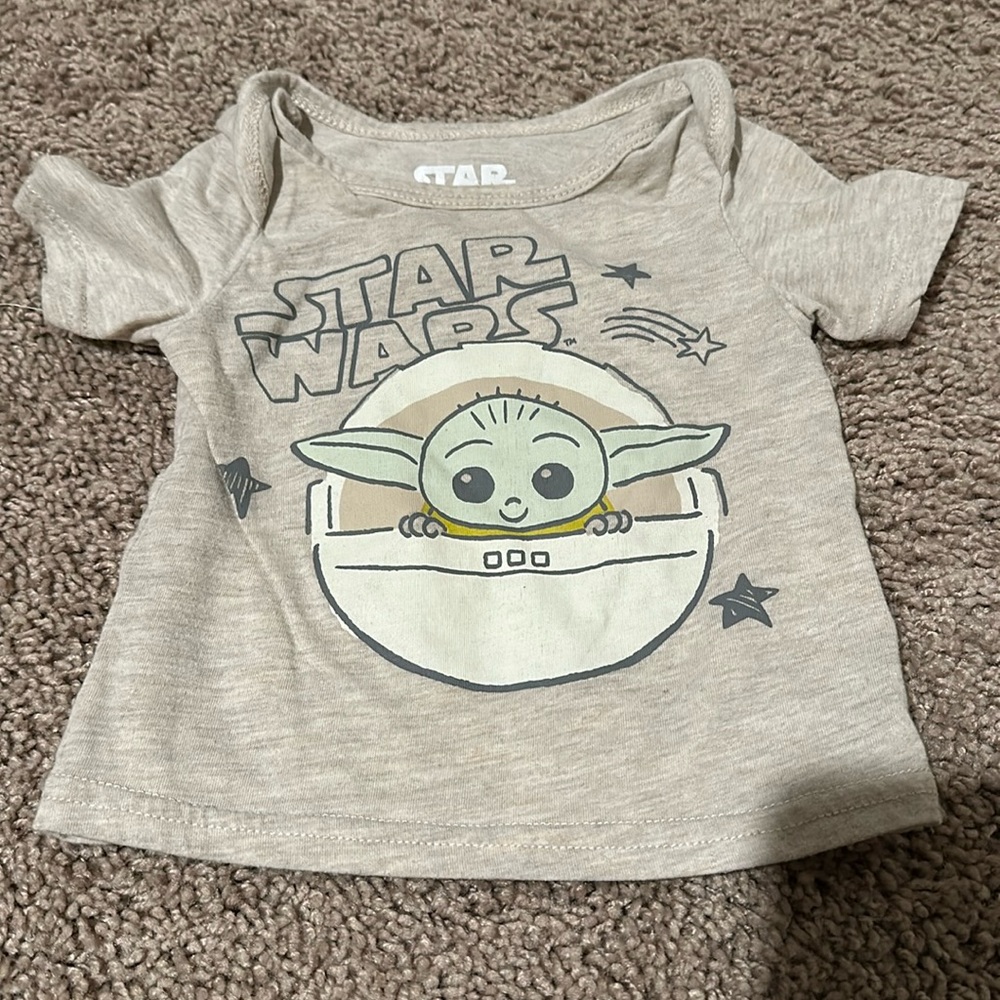 Star Wars 12 months shirt